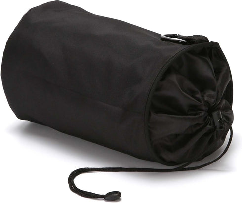 Clothespin Bag Hanging Clothesline Peg Organizer Storage Bags, Dust-proof (Black)