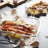 Set of 2, 1.5-Quart Tempered Glass Oblong Baking Dishes