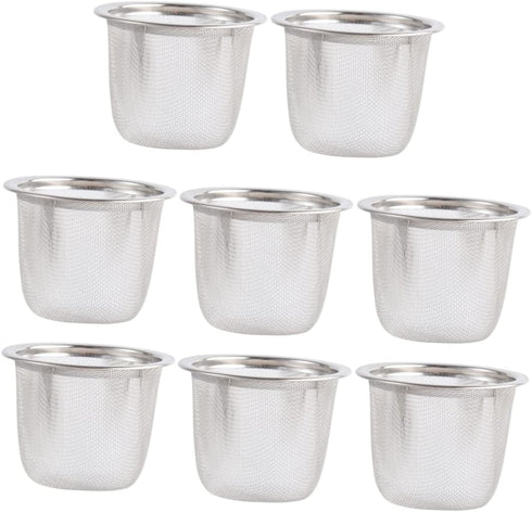 8pcs Mini Kettle Cooking Infuser, Tea Diffuser Filters for Tea and Coffee Machine Accessories