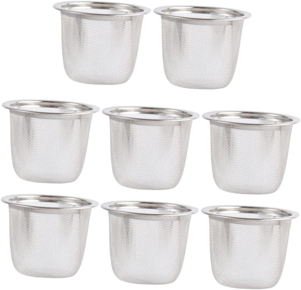 8pcs Mini Kettle Cooking Infuser, Tea Diffuser Filters for Tea and Coffee Machine Accessories