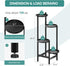 4-Tier viewcare Plant Stand, Heavy Duty Metal Planter Rack -Indoor/Outdoor Shelves - Display Multiple Flower Pots, Iron