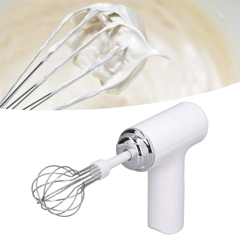 Electric Egg Beater, Handheld Mixer, Cordless Electric Kitchen Handheld Mixer 3 Speed for Cappuccino, Matcha, Dough,