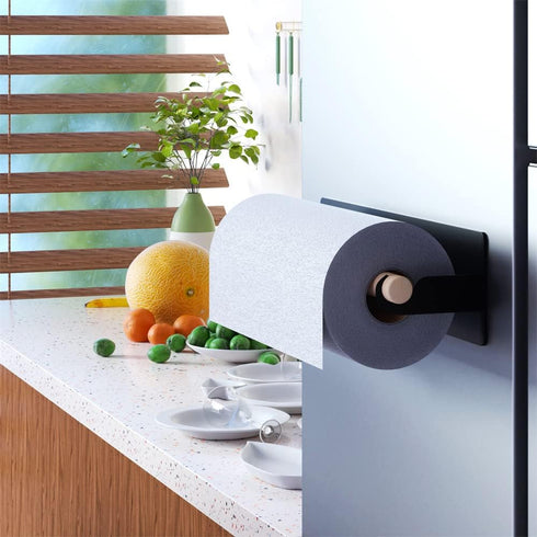 Magnetic Spice Rack Magnetic Paper Towel Holder for Refrigerator Fridge Organizer for Kitchen, Space Saver Container