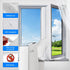 Portable Air Conditioner Window Seal Kit, Hot Air Stop Guards with Zipper, 158 inch