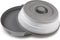 Microwave Splatter Cover with Plate Tray Set, BPA Free, 10.6 Inch Lid, Gray