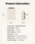 3 Setting Food Warming Mat, iTRUSOU Electric Warming Tray Full Surface Heating to Keep Food Warm or Thawing, Versatile