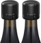 Wine Bottle Stopper 2 Pack with Twist Lock, Silicone Reusable Wine Sealer, Leak Proof Wine Toppers for Easy Storage,