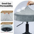 4 Dia.11-13" Grey,4 Counts) SINOSSO Pcs Bar Stool Covers, Super Soft Velvet Round Stretchy Washable Dustproof Slipcover
