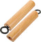 HEMOTON 2pcs Wooden Pot Handle, Universal Detachable Grip Replacement for Wok Frying Pan, Khaki