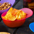 Oasis Supply Mini Baseball Helmet Ice Cream/Snack Bowl, 12 count, Red with 12 Mini Spoons