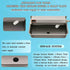 boajf 304 (2 Automatic Dog Water Dispenser with Drain Hole, Stainless Steel Auto Water Dog Bowl with Float Valve, Hose