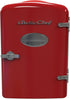 ARCTIC CHEF RMIS129RED Mini Compact Refrigerator, Red, 0.14 Cubic Feet