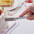 Cake Knife and Server Set - Stainless Steel Cake Cutter Set for Weddings, Birthdays, Parties