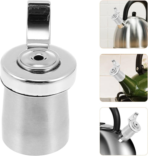 Hemoton Tea Kettle Whistle Replacements, Water Boiling Kettle Nozzle Whistling Parts for Tea Kettle Accessory