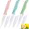 3 Pieces Ceramic Knives Set, 4 Inch Fruit Knife Suitable for Most Vegetables, Fruits, and Meats