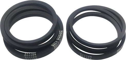 211125 Drive Belt & 211124 Pump Belt for Whirlpool Maytag Washing Machine, Replaces 211124 211125