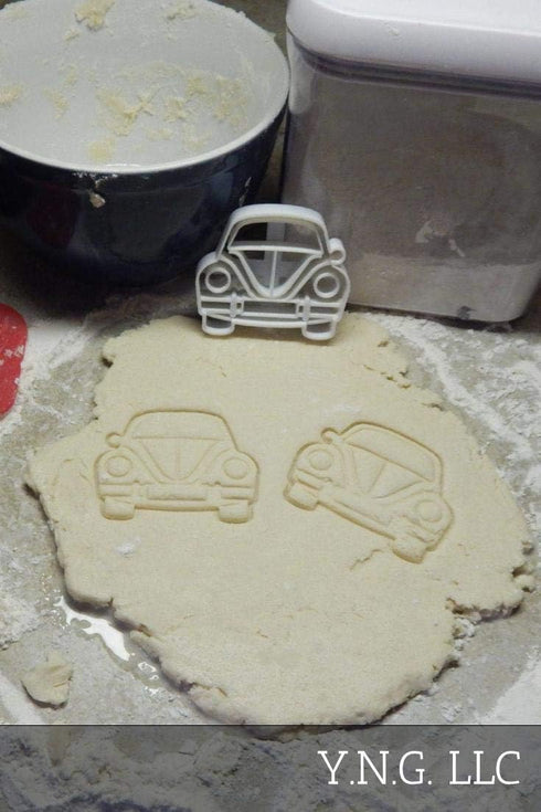 BEETLE BUG CAR FRONT VIEW HIPPIES LOVEBUG COOKIE CUTTER MADE IN USA