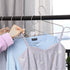 Seropy Coat Hangers, 10 Pack Heavy Duty Stainless Steel Hangers with Non Slip Grooves, 16.5 Inch Ultra Thin Metal