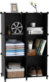 6 Closet AWTATOS Cube Storage Organizer, Storage Cubes Shelves Bookshelf, Cube Organizers and Storage, DIY Stackable