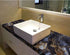 Blue Stone Adhesive Marble Paper, Gloss Vinyl Peel and Stick Countertops Covering Sticker Roll 15.8inch by 79inch