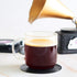 Funny Retro Vinyl Record Coasters for Drinks, Set of 6 with Vinyl Record Player Holder for Music Lovers, Gift Ideas