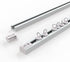 UrbanRed Self Adhesive Ceiling Curtain Track, 9.8FT (3m) for Smooth Wall, No Drill, Adhesive Curtain Rod