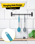 Pack of 2 Large Silicone Cooking Spoon - Non Stick Solid Basting Spoons, Heat-Resistant Kitchen Utensils for Mixing,