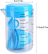 Plastic Measuring Cups with Measuring Spoons - 7Pcs Measuring Cups and Spoons Set for Kitchen