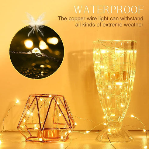 20 2024 3 Pack) Bottle Lights, LED Fairy Lights Battery Operated USB Rechargeable Upgraded Bottle Light with Cork