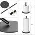 ZMGNND Adjustable Paper Towel Holder for Countertop, Matte Black Bathroom Dispenser Holds 3 Rolls