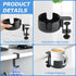 Desk Cup Holder Clamp - Large Anti-Spill Drink Holder, Easy Install for Coffee Mugs, Water Cups