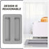 Tofficu Toaster Dust Cover, 2 Slice Silicone Bread Maker Cover for Sandwich Machine Accessories