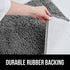 Gorilla Grip Plush Absorbent Shaggy Chenille Bath Rug Mat for Toilet Base | Machine Washable Microfiber Bathroom