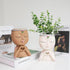 Yoohspoe GAFBV Face Planter, Cute Resin Cactus Face Vase for Indoor Outdoor Plants Home Decor