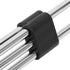 Stainless Steel Extendable Wardrobe Rail Tube, Adjustable Pull Out Closet Rod for Clothing Organizer