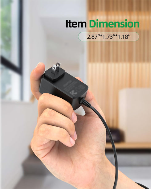 27V 26.5V AC Charger for NEQUARE-S12 Handheld Cordless Stick Vacuum Cleaner, 22.2V 2200mAh Power Adapter Cord