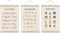 Set of 3 Alphabet Numbers Poster Hanger Frame, Preschool Learning Posters, Educational