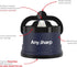 AnySharp Knife Sharpener, Hands-Free Safety, PowerGrip Suction, Compact for All Kitchen Knives, Navy Blue