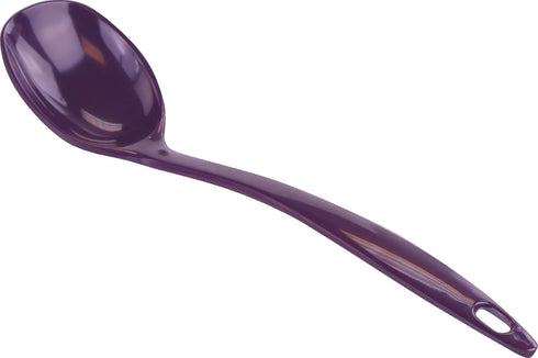 Reston Lloyd Cooking Spoon, Serving, Basting, Mixing, Heat Resistant, BPA Free Melamine, Set of 6, Plum