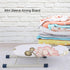 Small Mini Ironing Board, Foldable Space-Saving Portable Ironing Board for Household, Sewing Craft Room (Peony)