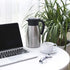 GiNT 51Oz Stainless Steel Thermal Coffee Carafe with Lid, Double Walled Vacuum Thermos, 12 Hour Heat Retention, Silver