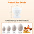 WAMEIJU Egg Brush Cleaner, Egg Cleaner Scrubber for Fresh Eggs, Cute Chick Shaped Silicone Egg Washer, Reusable
