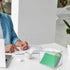 BTSKY Clear Acrylic 4 x 6 inch Index Card Box - Recipe Card Box Plastic Storage Organizer for Notecards