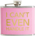 Juvale 4-Piece Girls Trip Flask Set, 5 oz Stainless Steel, Yellow, Blue, Pink & Rose Red, Bachelorette Party Favors