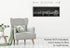 New York City 2022 Manhattan Midtown Skyline Photo Print, Unframed, Night Black & White, 11.75 x 36 inches