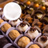 Chocolate Paper Candy Cups, 200pcs Truffle Wrappers, Cupcake Muffin Case Trays for Baby Showers, Bridal Shower, Wedding