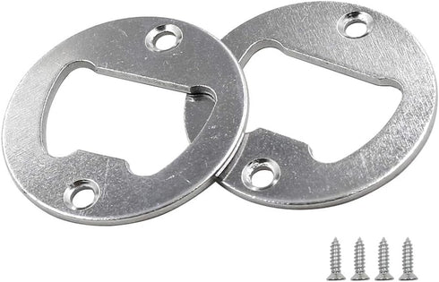 Biaungdo 20PCS 40mm Wall Mounted Bottle Opener with Screws for Beer Cap Coke Bottle