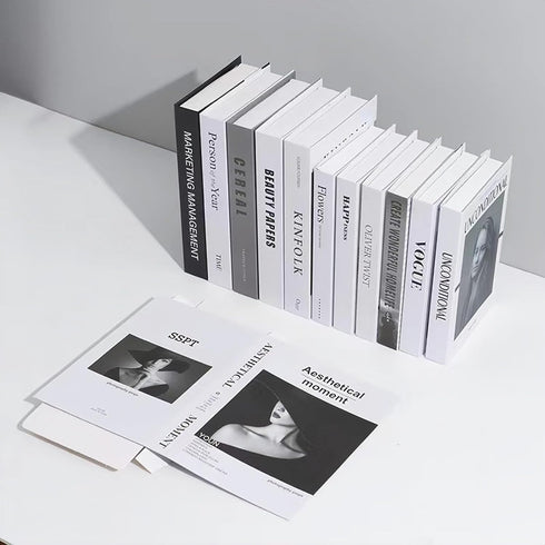 EFH 6 (Set 1) Pcs Faux Books for Modern Decoration - Fashionable Fake Books for Home Decor - Aesthetic Entryway, Coffee