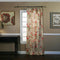 Ellis Curtain Balmoral Floral Tailored Curtain Panel, Red, 48" x 63"