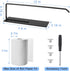 Black Paper Towel Holder, Magnetic Paper Towel Holder for Fridge, Toilet Paper Roll Holder Magnet Towel Rack Wall Mount